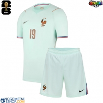 Otroški Nogometni dresi Francija Theo Hernandez #19 Gostujoči SP 2026 Kratek Rokav (+ Kratke hlače)